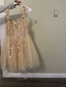 Ladvine Gold Champagne Dress