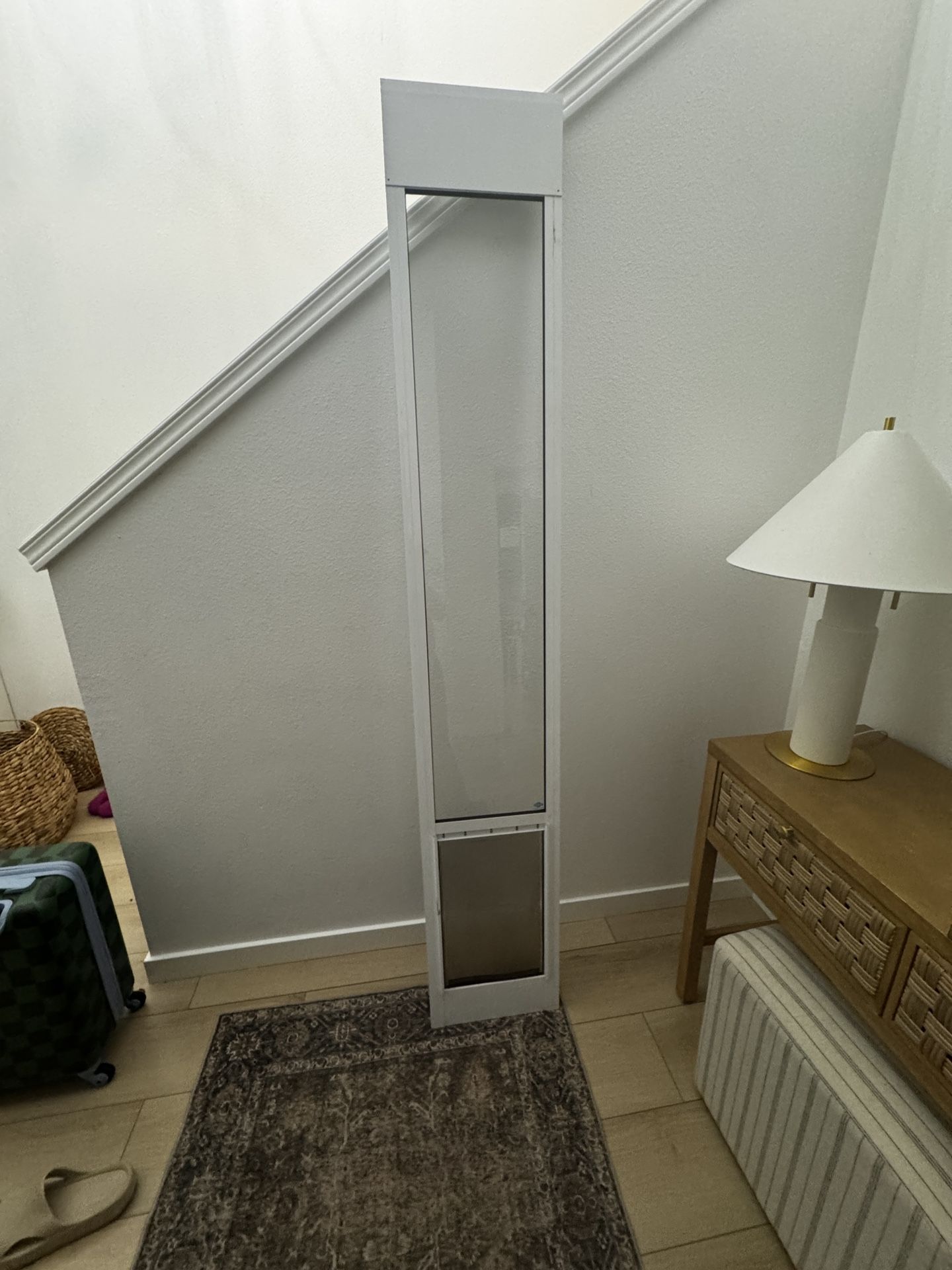 Glass Doggy Door With Extender