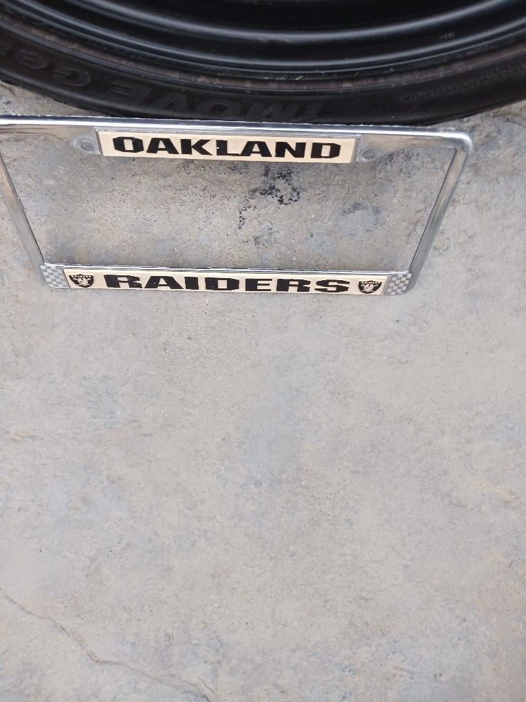 License Plate Crome Metal 