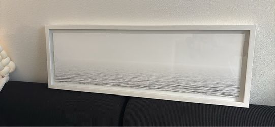 Framed Panoramic Ocean Print - Wall Art