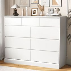 Number of Drawers: 9  Product Dimensions: 47." *37.5" * 15.7"  ✨Generous 9-Drawer Storage: This dresser provides ample space to organize all your esse