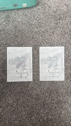 Panini Extra Gold Soccer Cards Lot of 2