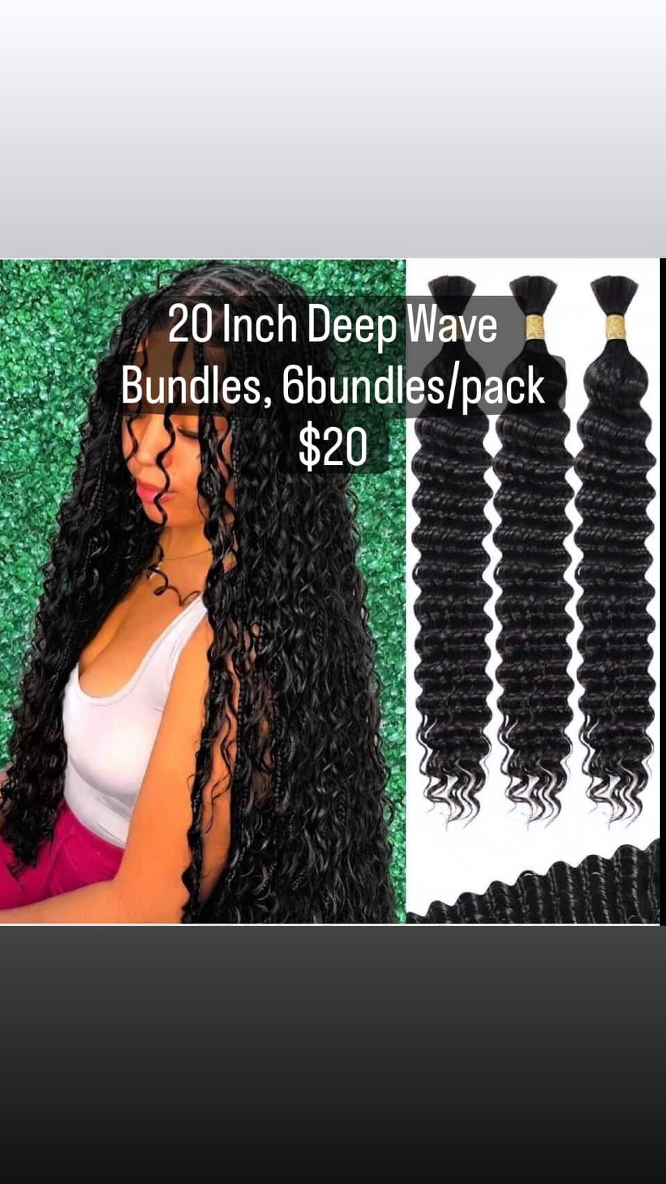 20 Inches Deep Wave Bundle