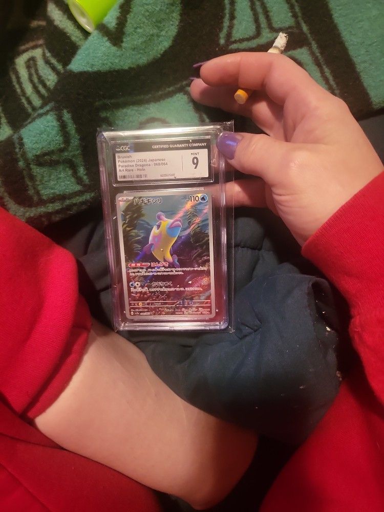 Psa 9 Japanese Paradise Dragona Art Rare Holo