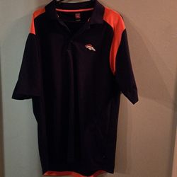 Large Men Brocnos Polo Nfl 