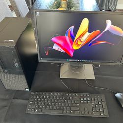 Dell PC Set With 22” LCD Windows 11 Pro 500 GB SSD 16 GB Ram