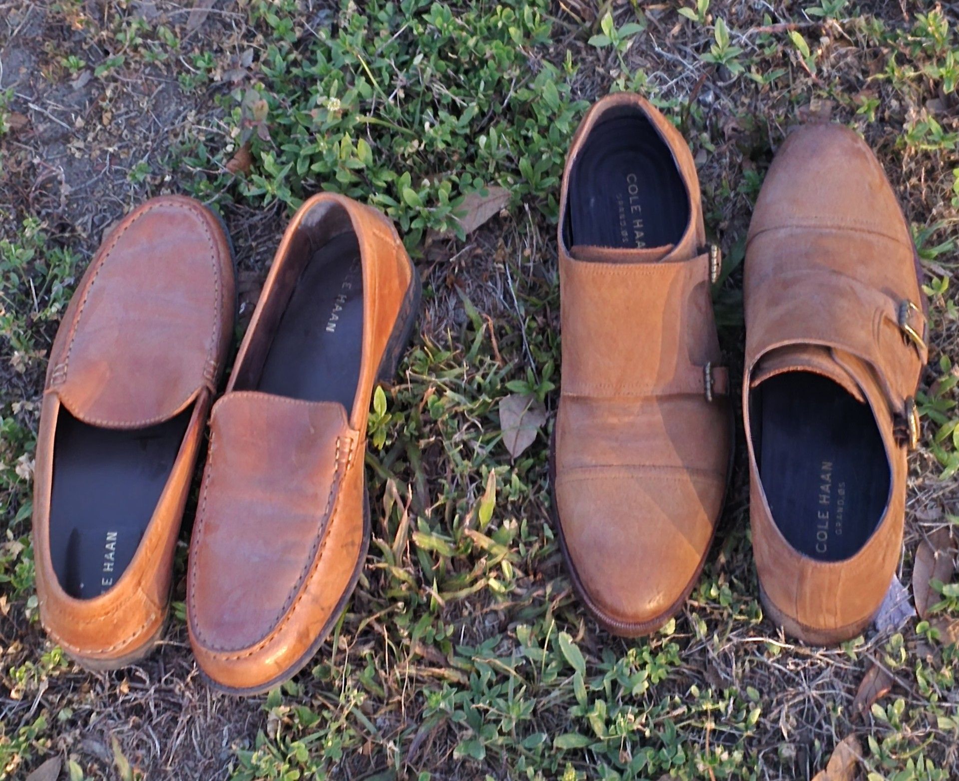 Two pairs of men's Cole Haan shoes- sz 11.