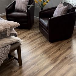 Leather Office Chair (Living Spaces) 