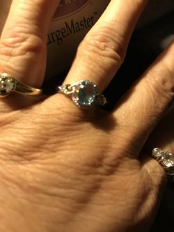 Beautiful 2 CTW Genuine Oval Cut Zircon Engagement Ring Size 8