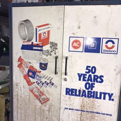 Vintage Ac Delco Cabinets
