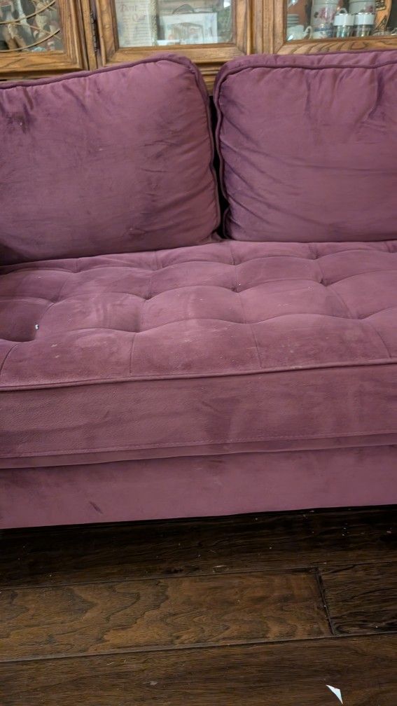 Purple Couch 5ft wide