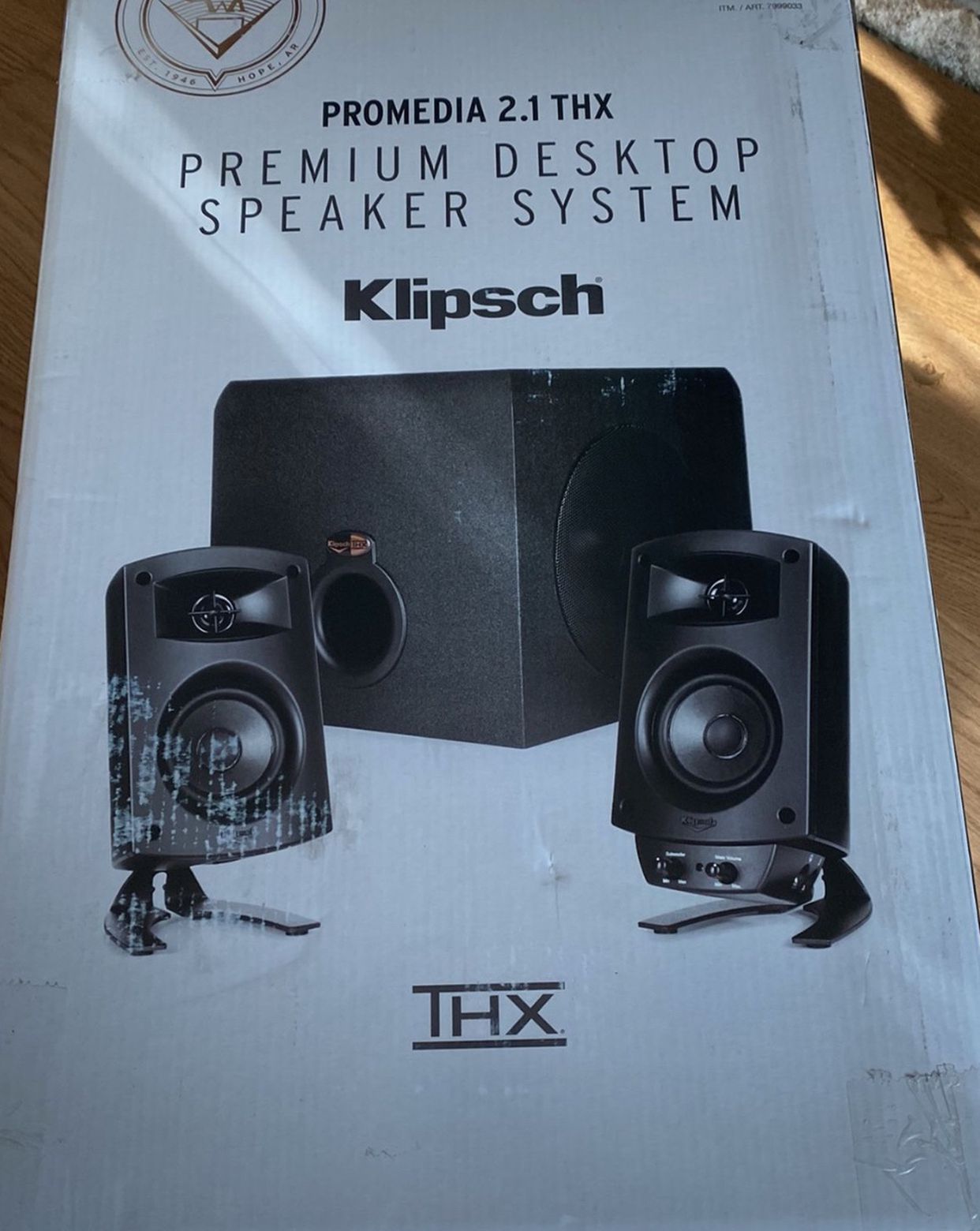 Klipsch ProMedia 2.1 THX Computer Speakers Brand NEW