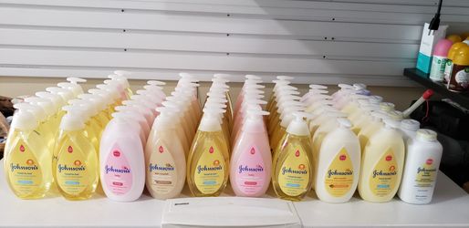 Johnson and Johnson baby skincare products