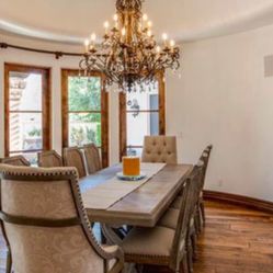 dining Tablef With 12 Chairs