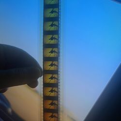 Jurassic Park / Amber Egg Mosquito Scene Movie Reel Encapsulate Made Into Bookmark 