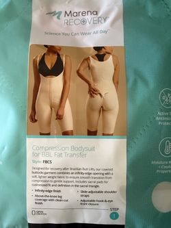 Marena Recovery compression bodysuit for bbl fat transfer size Medium