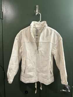 LNDN Cream Jean Pullover XXS (OVERSIZED, fit up to S) - New W/ Tags