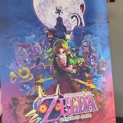 The Legend of Zelda Majora's Mask Canvas artwork