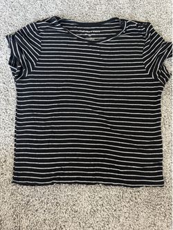 Black and white striped shirt women