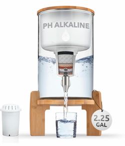 Invigorated Water pH Recharge Glass Alkaline Water Dispenser 2.25 Gal PH001