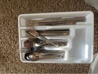 Spoon, fork, knife set