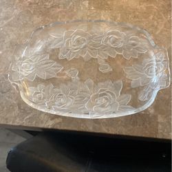 Crystal Serving Tray
