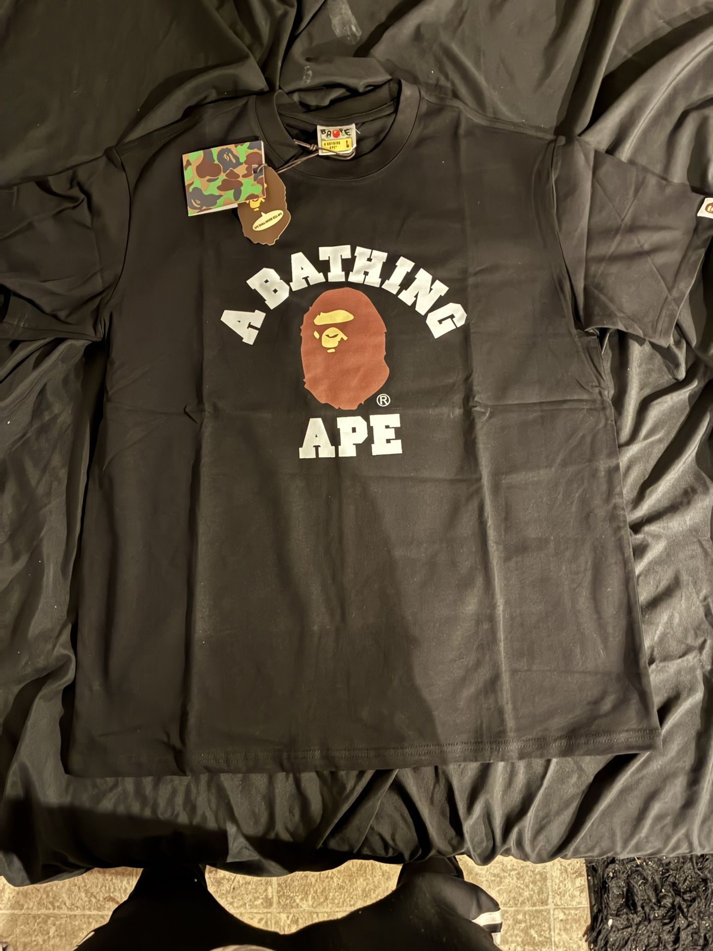 Black Bathing Ape Tee Size Large