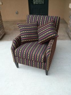 Rene Cazares Jorge LOUNGE CHAIR w/ Brass Nailhead Trim