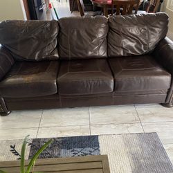 Leather Sofa And Loveseat