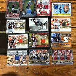 Memorabilia Football Cards 
