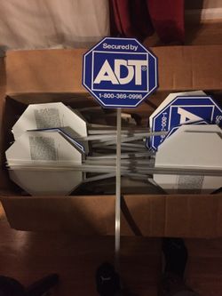 ADT Home Security Yard Sign