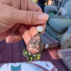 Sterling Silver Leopard Skin Pendant