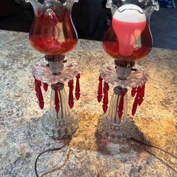 Antique table Lamps - Very original