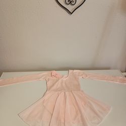 "MDNMD" Girls Toddler Leotard Pink Ballet Style Dress Outfit w/Skirt