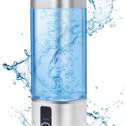 Hydrogen Water Bottle, 6000ppb high Concentration Hydrogen Water, SPE/PEM Hydrogen Water Generator,
