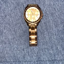Rose Gold Coach Watch 