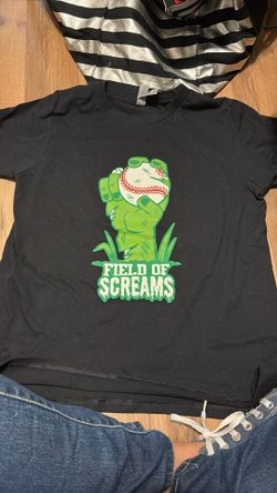 Boys Size Large Chalktalk Sports Graphic T Shirt Halloween/baseball