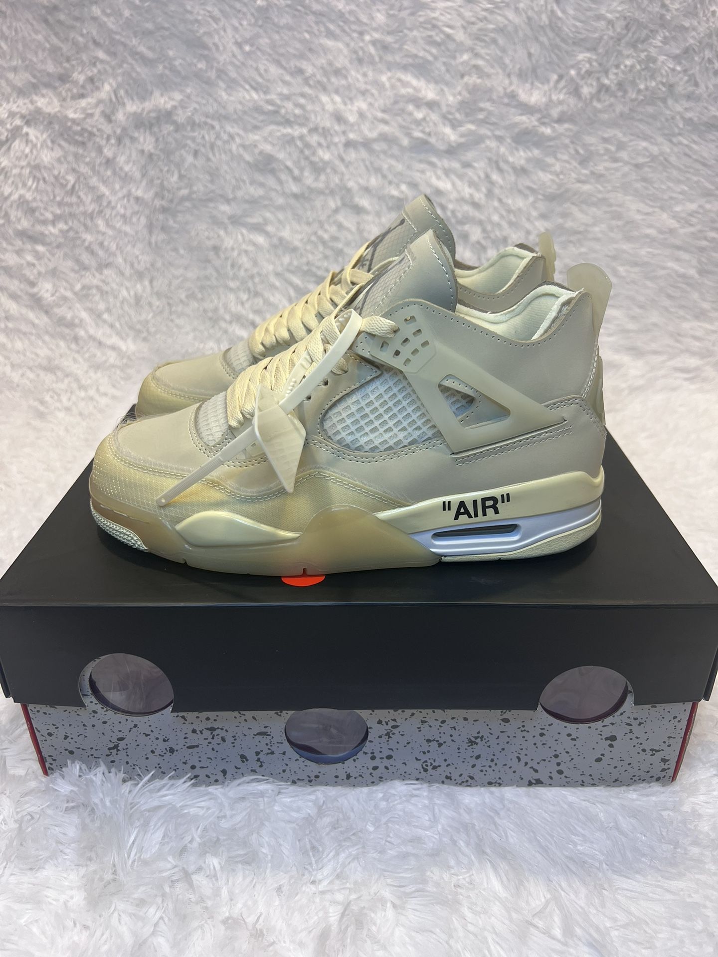 Off White Sail Jordan 4 Retro