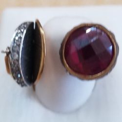 Sterling Silver And Mixed Stones Ring