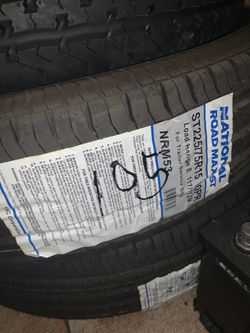 225 7515 trailer tires NEW