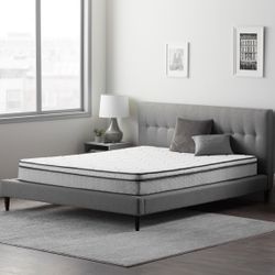 NEW Twin 8" Firm Euro Top Hybrid Mattress 