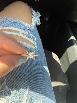 .08 Princess Cut Diamond Engagement Ring Size 6.5