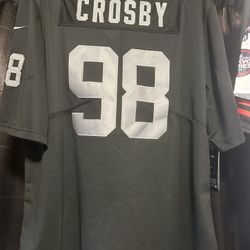 Raiders Crosby Jerseys Extra Large 3 Left 