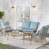 Patio Set - 4 Pc Outdoor Seating 