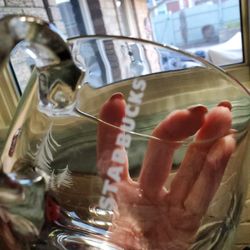 Starbucks Clear Large Coffee Mugs 2014  /X2, See Below