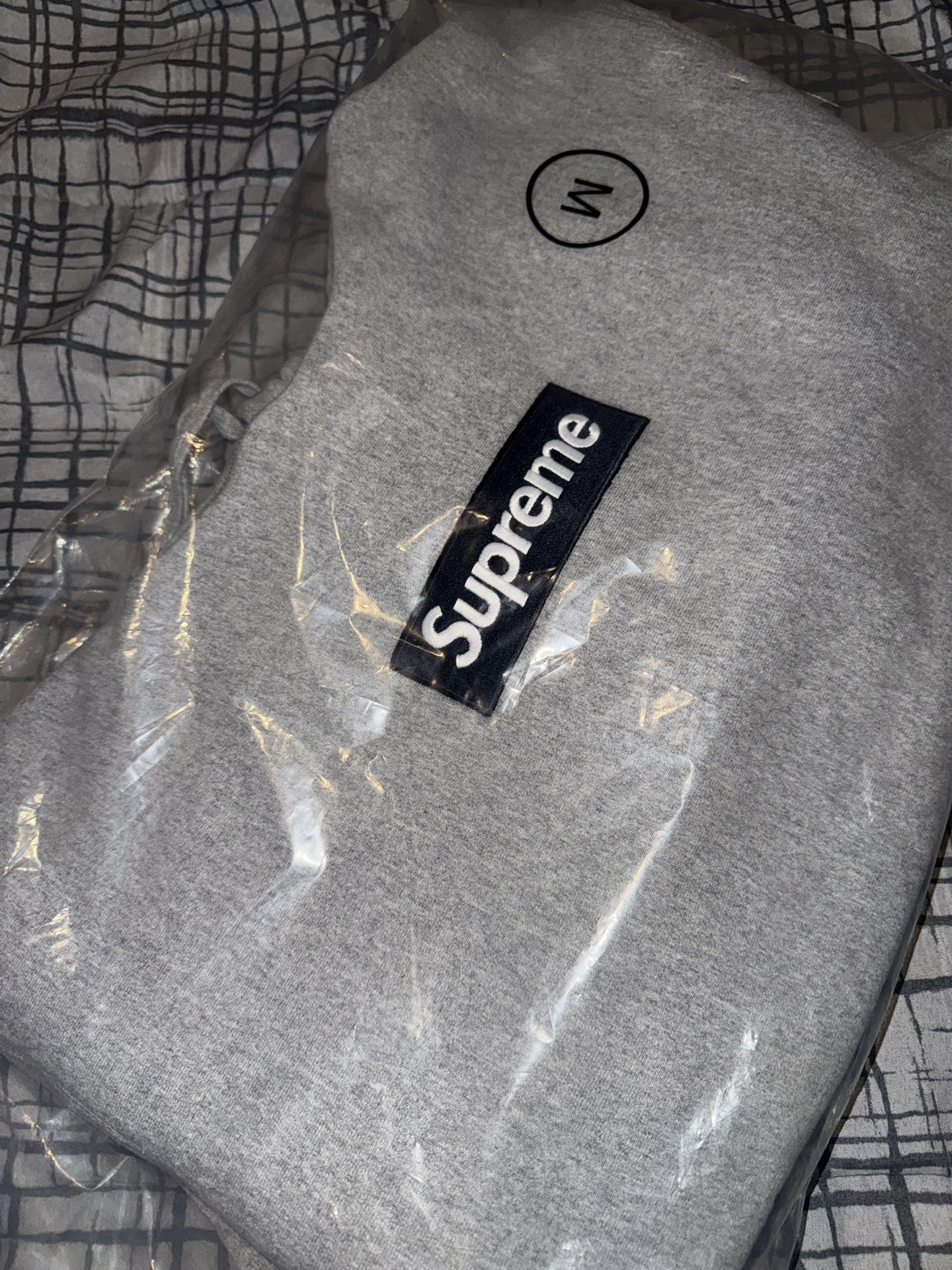 Supreme Box Logo Heather Grey