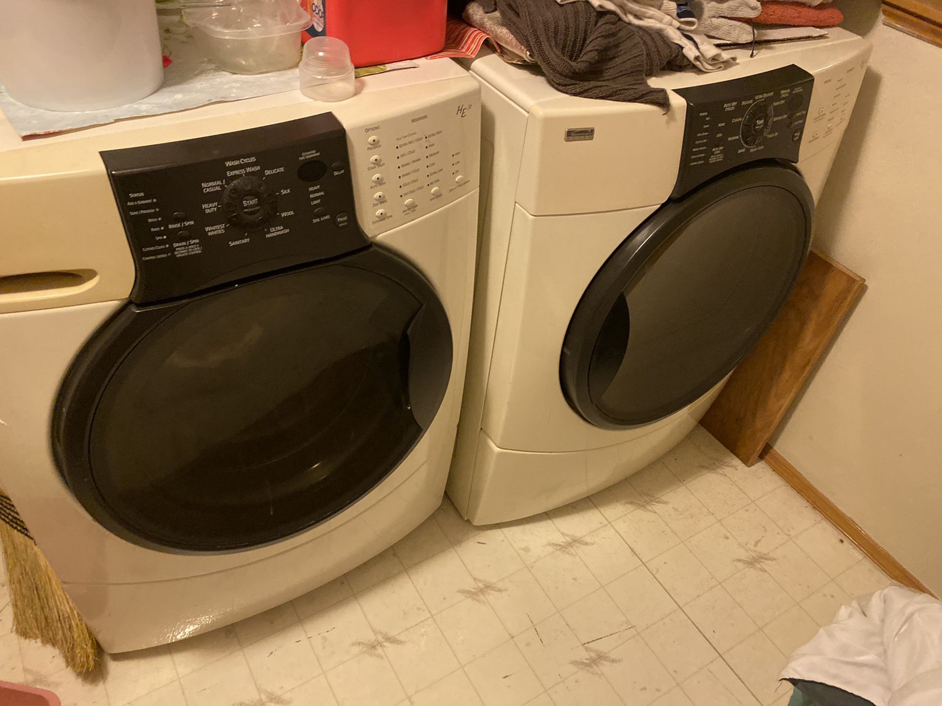 Kenmore Elite HE3 Dryer and Washer