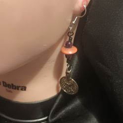 BLK Wire Wrapped Earrings