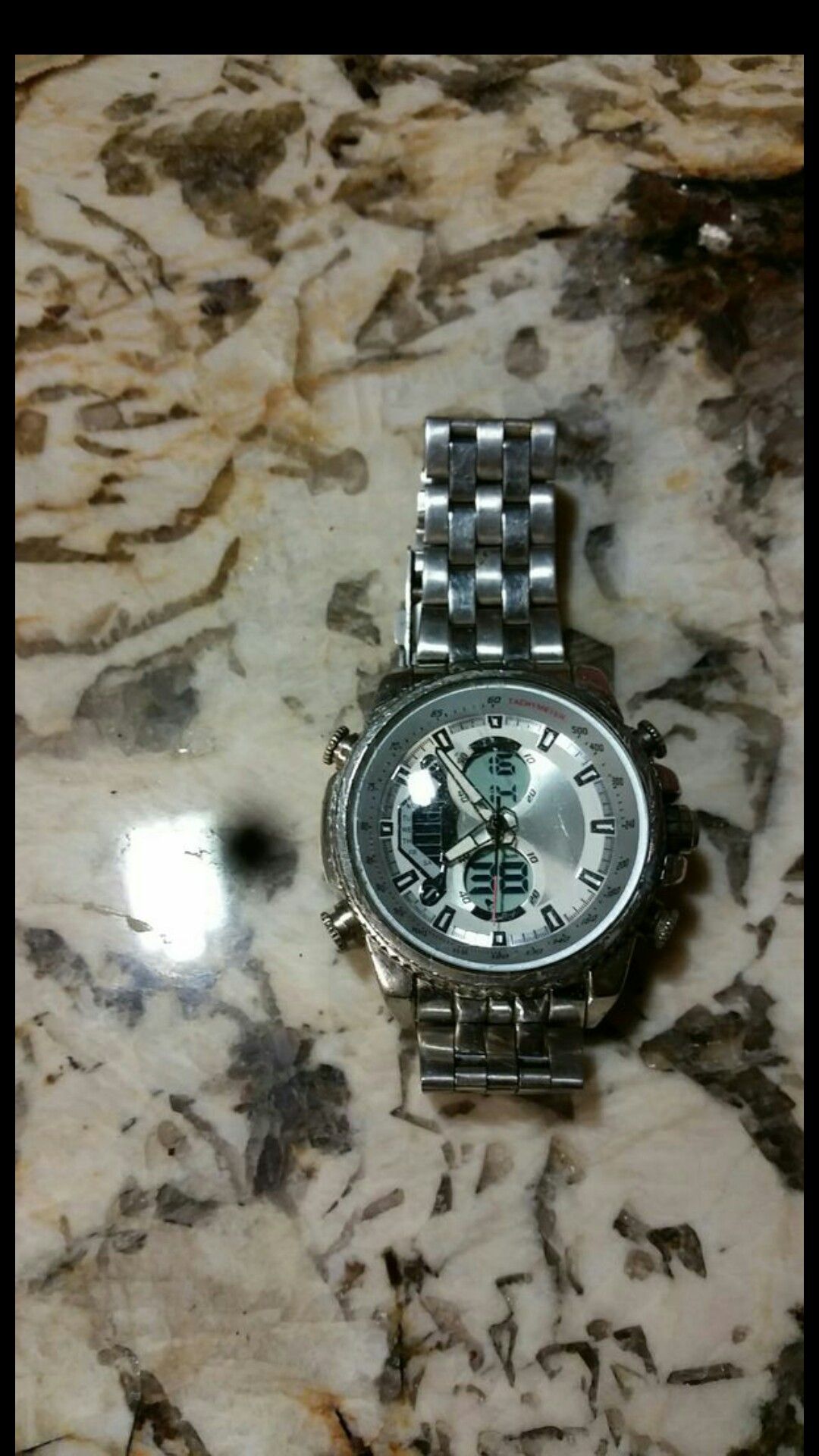 TachyMeter Japan Movement Stainless Steel Watch 91-770