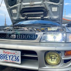 White 9005 HB3 LED Bulbs Headlight Conversion Kit High Beam Bright